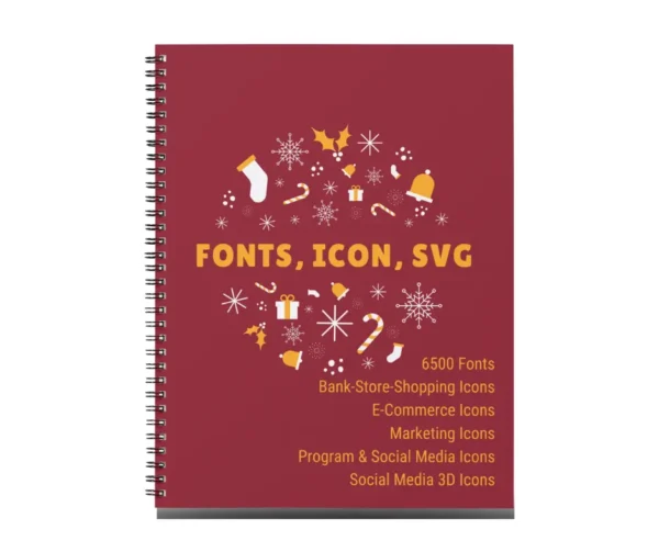 6500+ Font-Icons-SVGs Bundle Pack