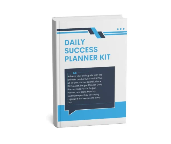 Daily Success Planner Kit